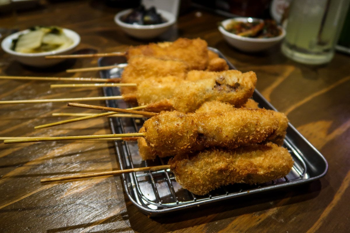 Things to Eat in Osaka Kushikatsu