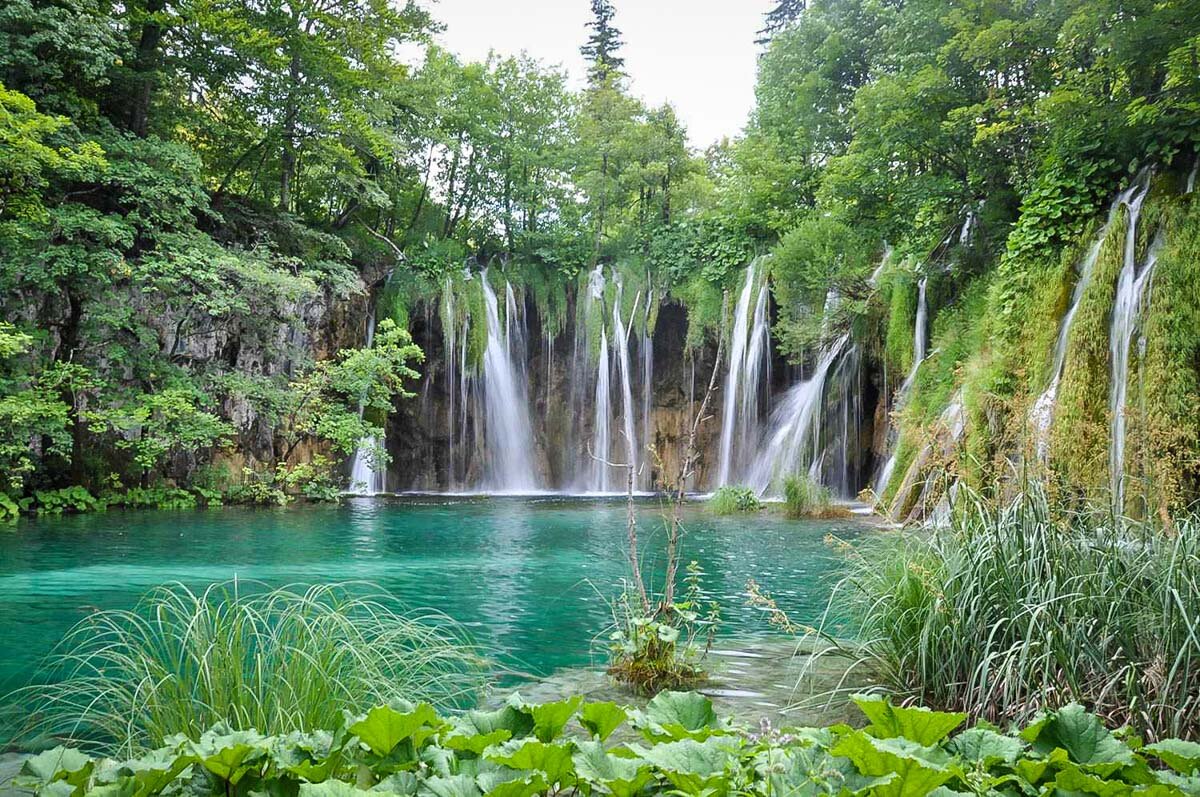 Upper Waterfalls Plitvice Lakes National Park Croatia Travel