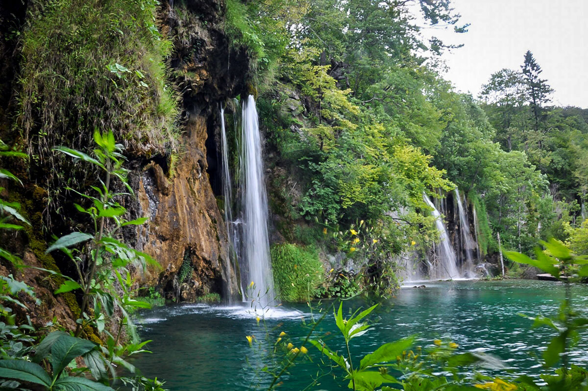 Waterfalls Plitvice Lakes National Park Croatia Travel