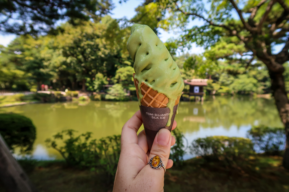 Japanese Food matcha ice cream