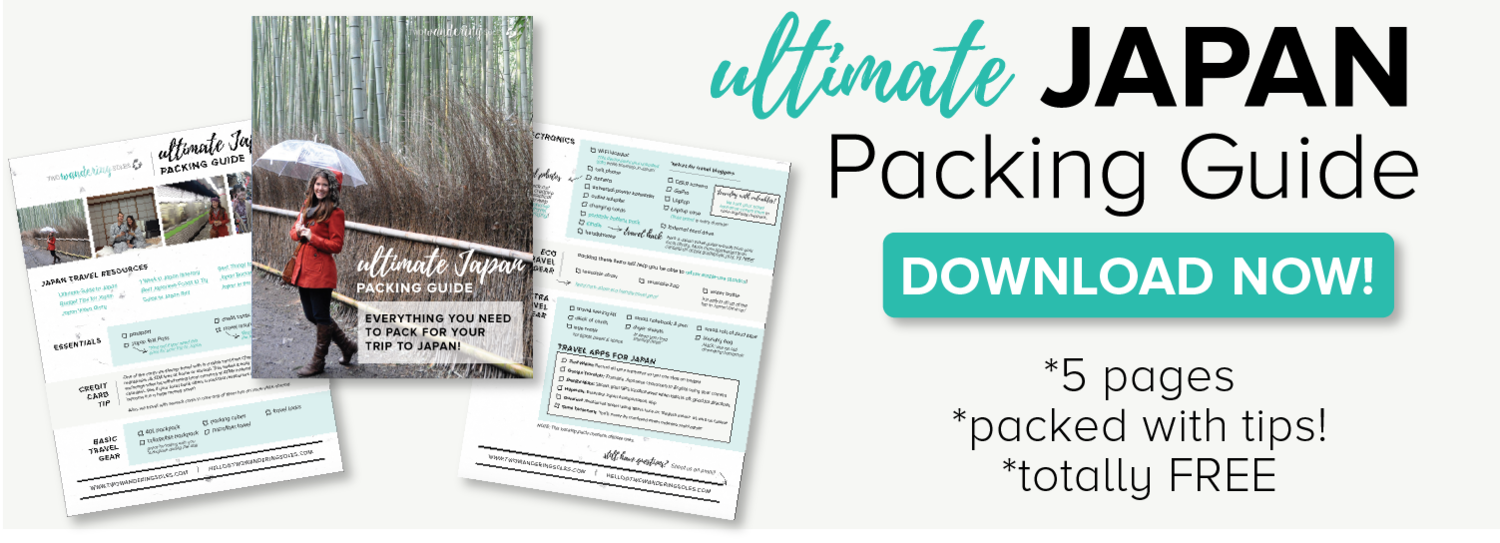 Japan Packing List Free Download | Two Wandering Soles