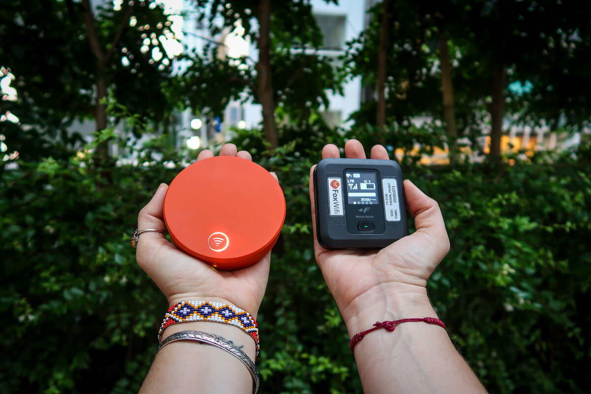 Japan Pocket Wifi Device FoxWifi vs SkyRoam Solis