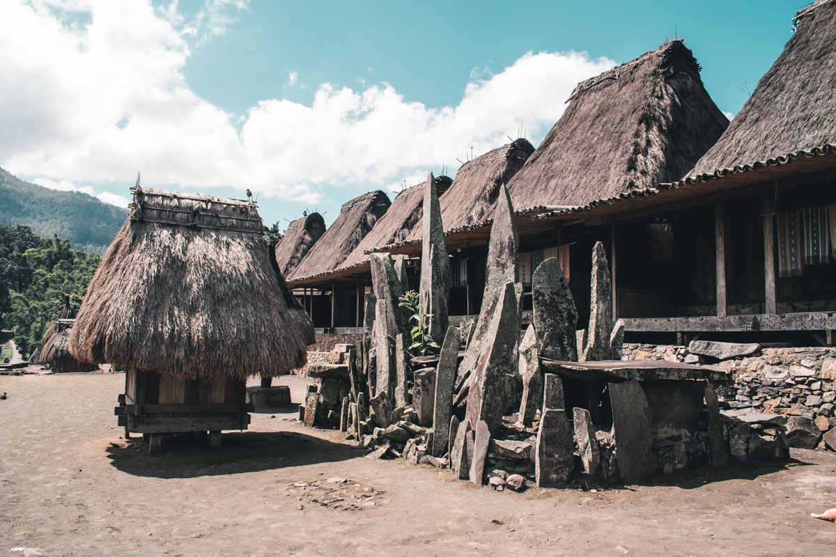 Traditional Ngada Village in Flores, Indonesia