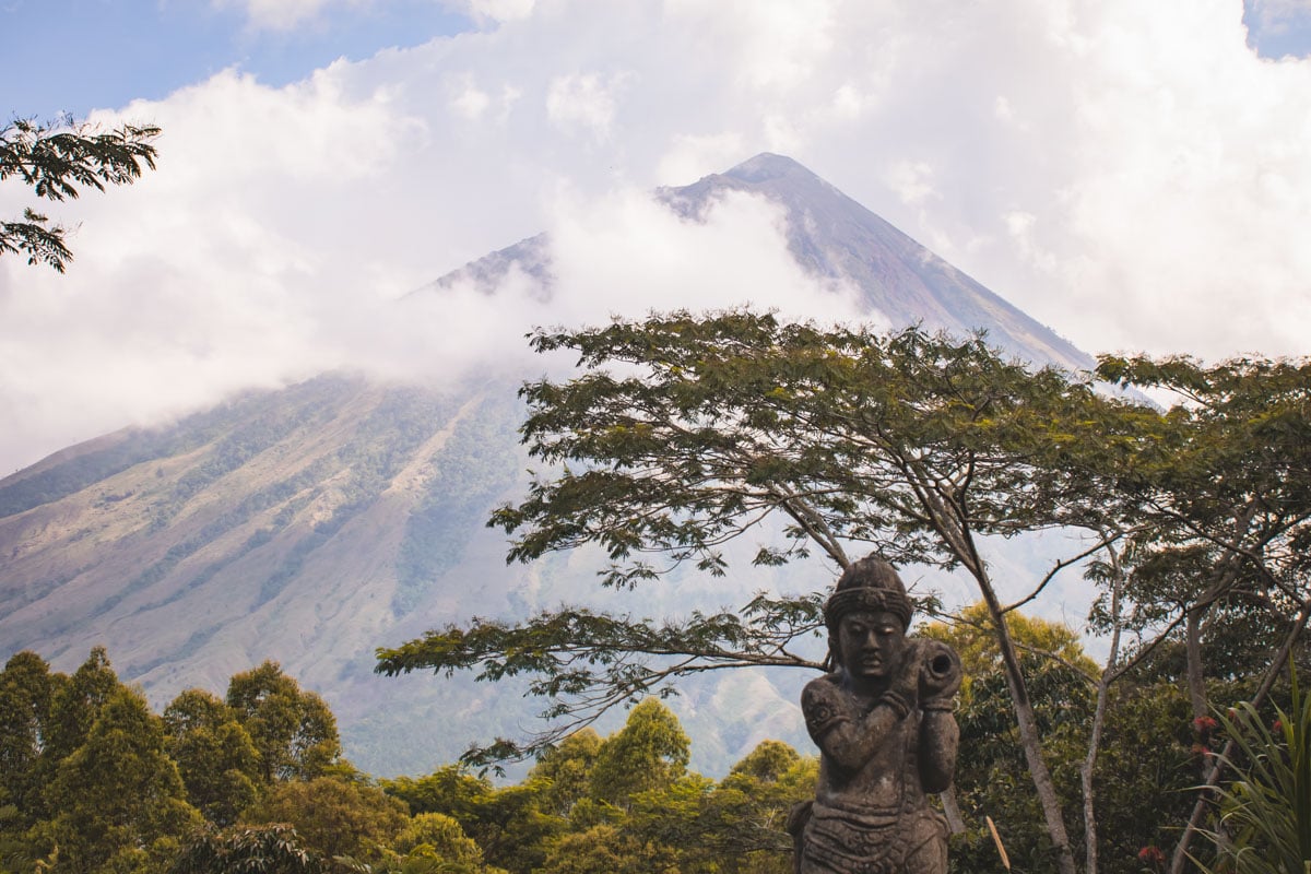 Mount Inierie in Flores, Indonesia