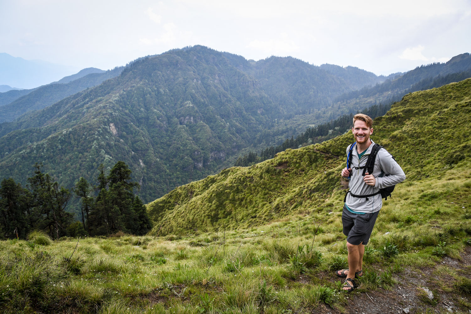 Mohare Danda Trek Hiking on Trail