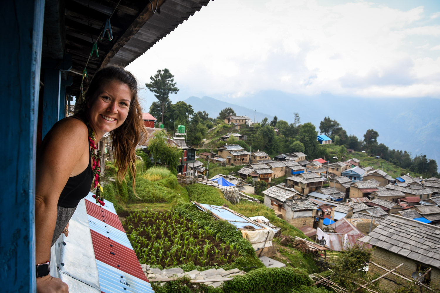 Mohare Danda Trek Homestay Balcony