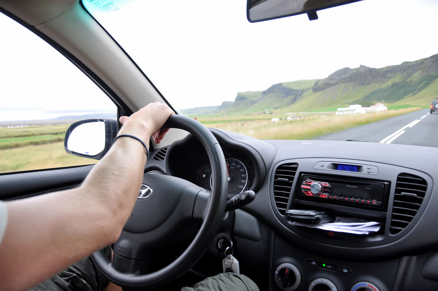 Iceland Rental Cars Driving a Rental car
