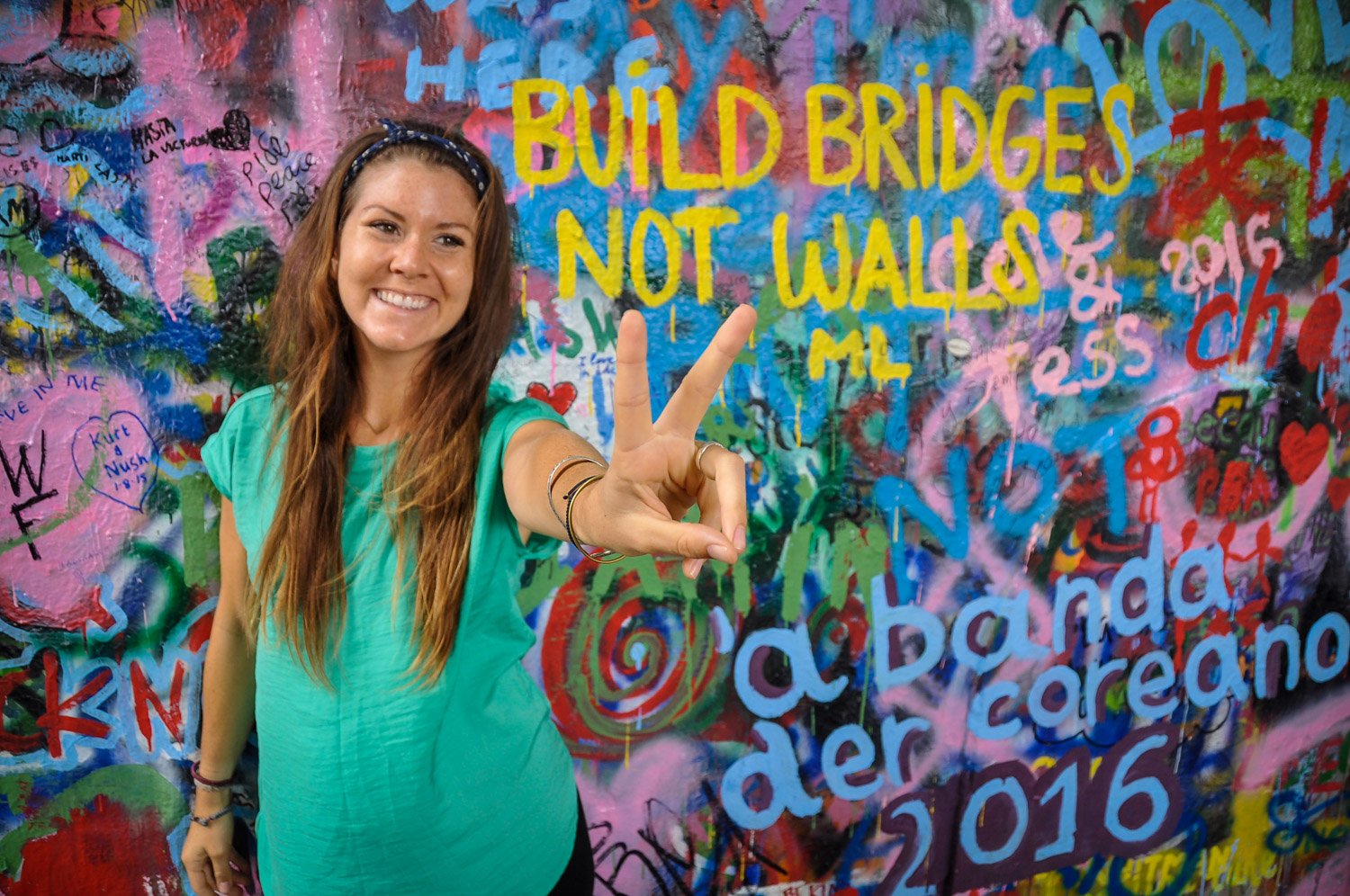 Things to do in Prague Lennon Wall