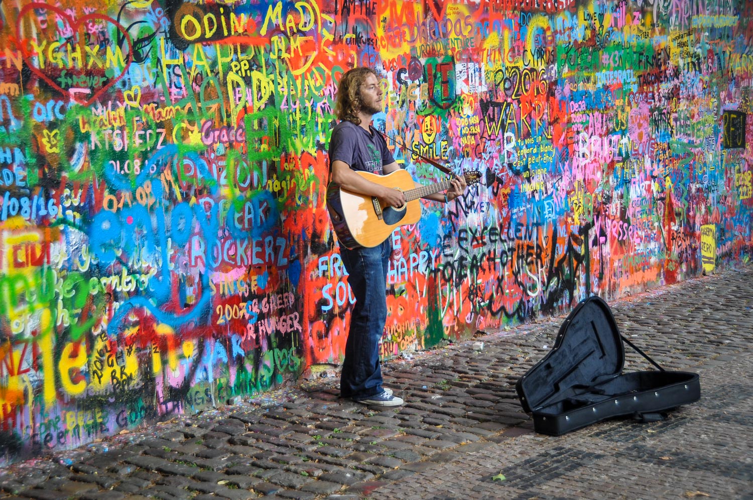Things to do in Prague Lennon Wall