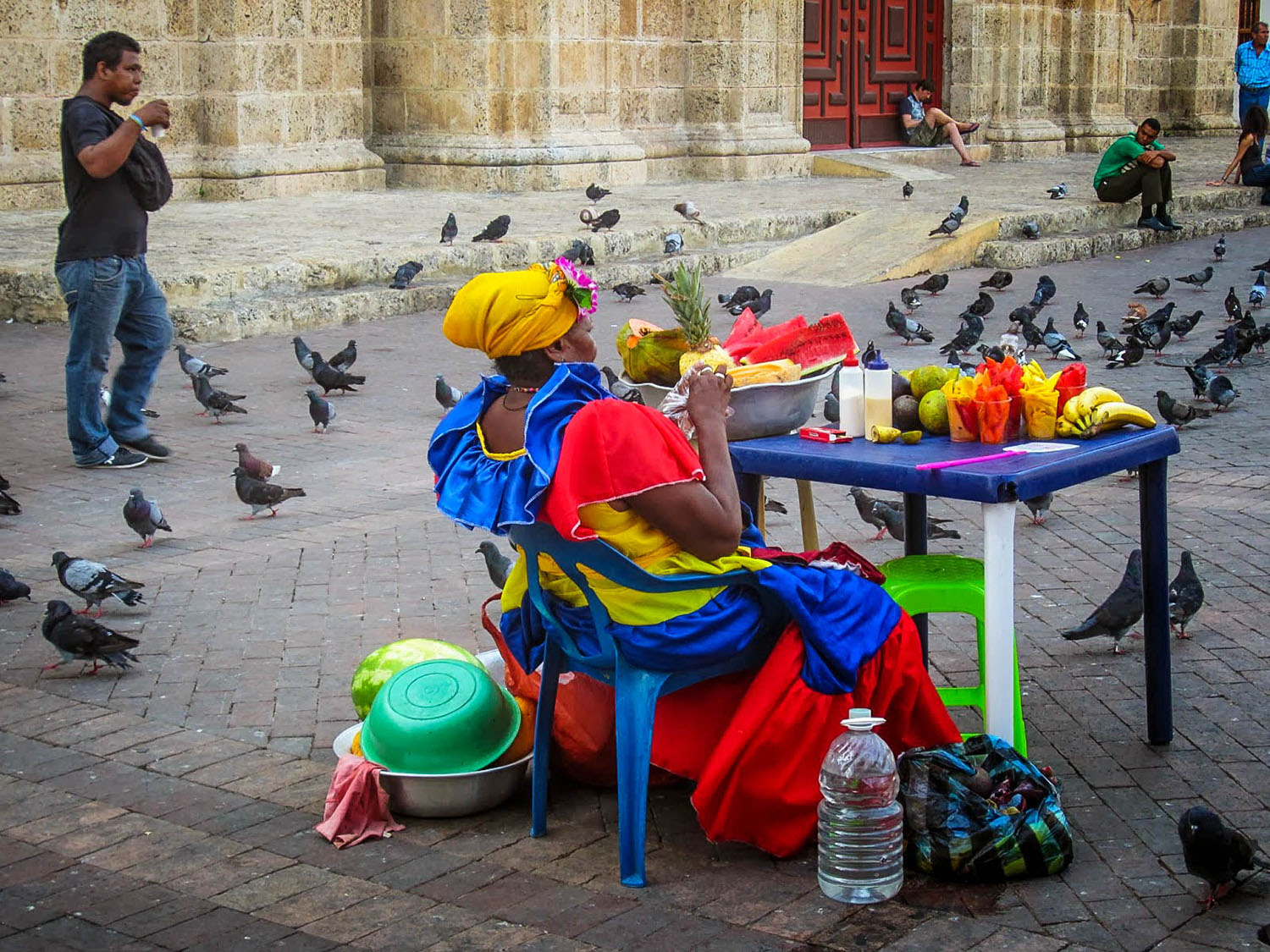 Things to do in Cartagena Fruit Vendor