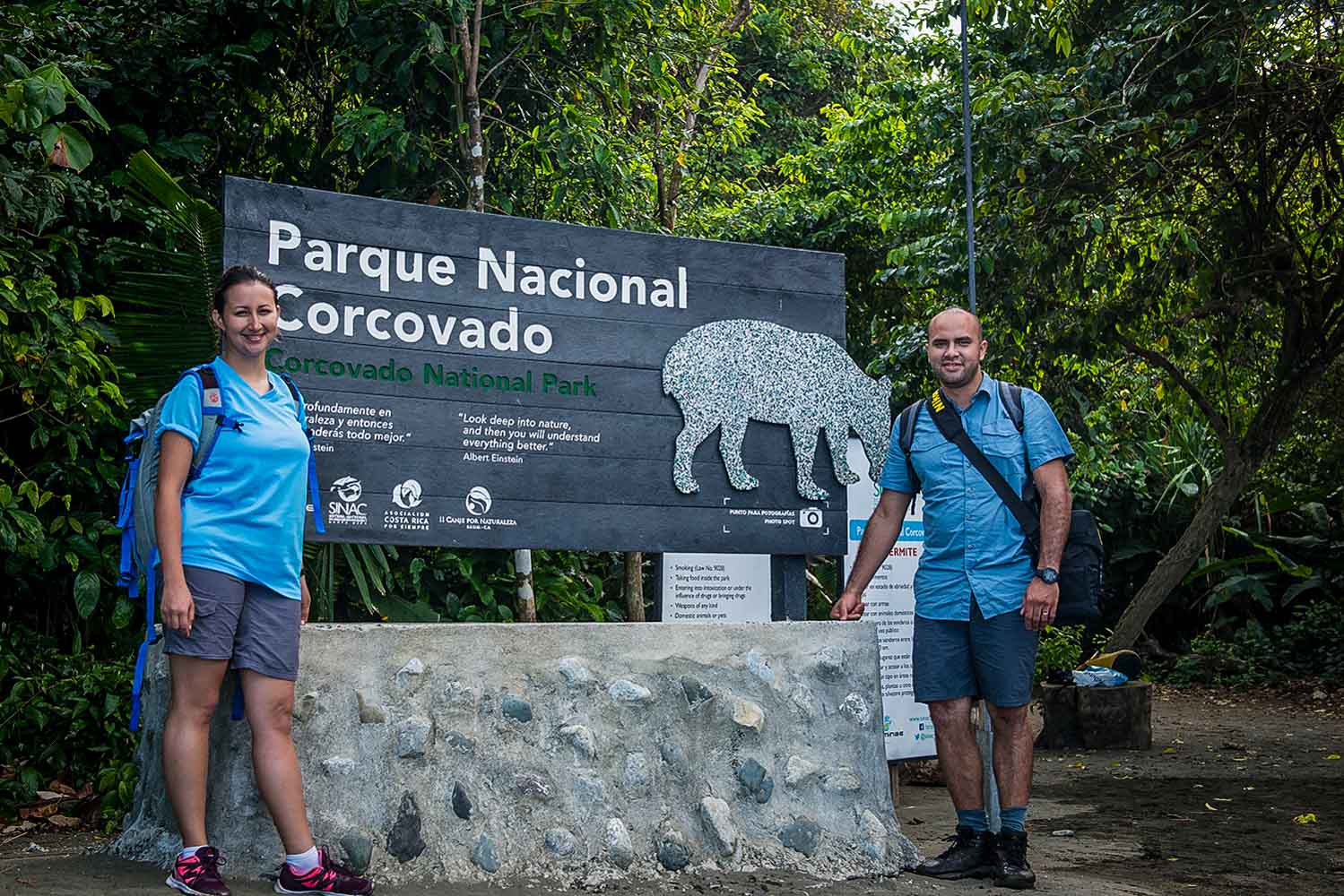 Ligia & Rodrigo at Corcovado National Park