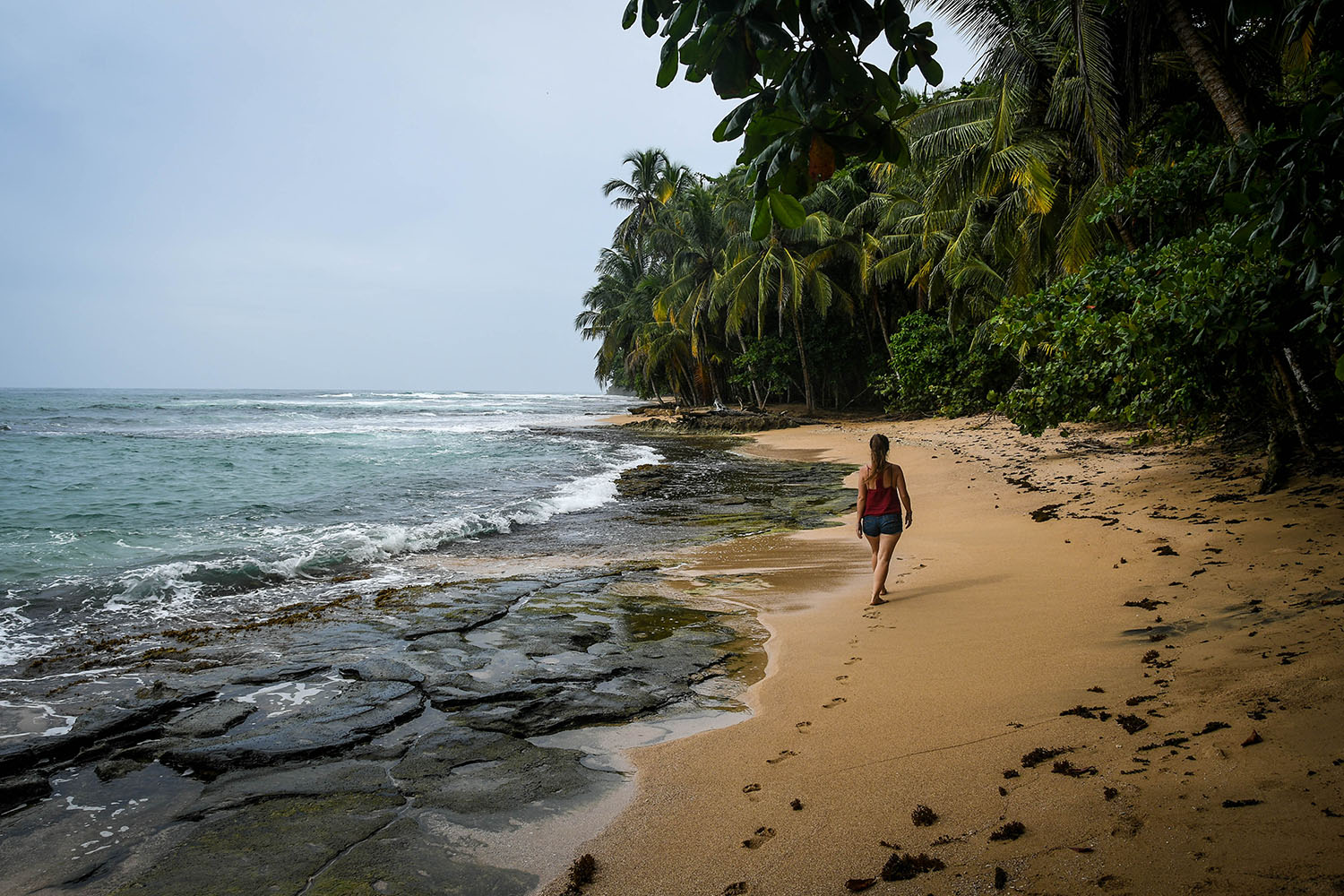 Things to Do in Costa Rica: Walking on the Beach Puerto Viejo