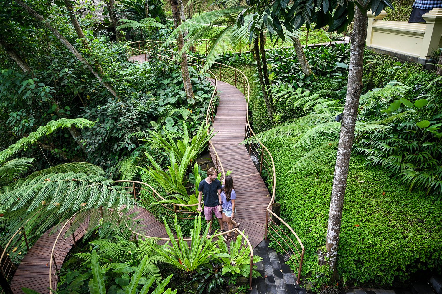 Komaneka at Bisma Ubud Resort Review Wooden Walkway