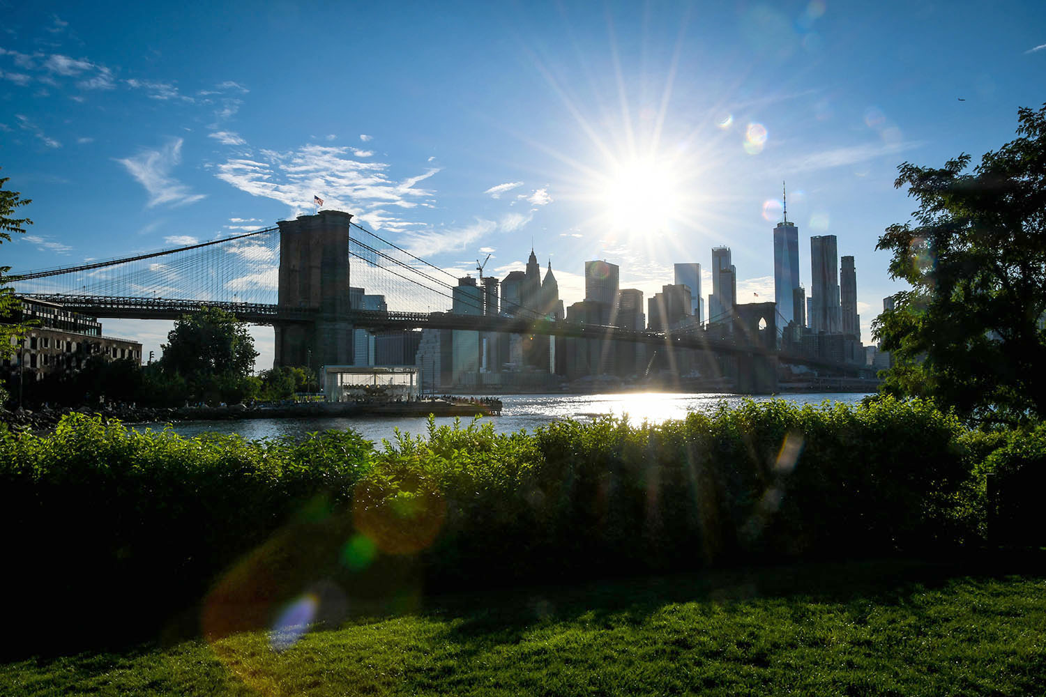 Things to do in New York City Skyline Brooklyn Bridge
