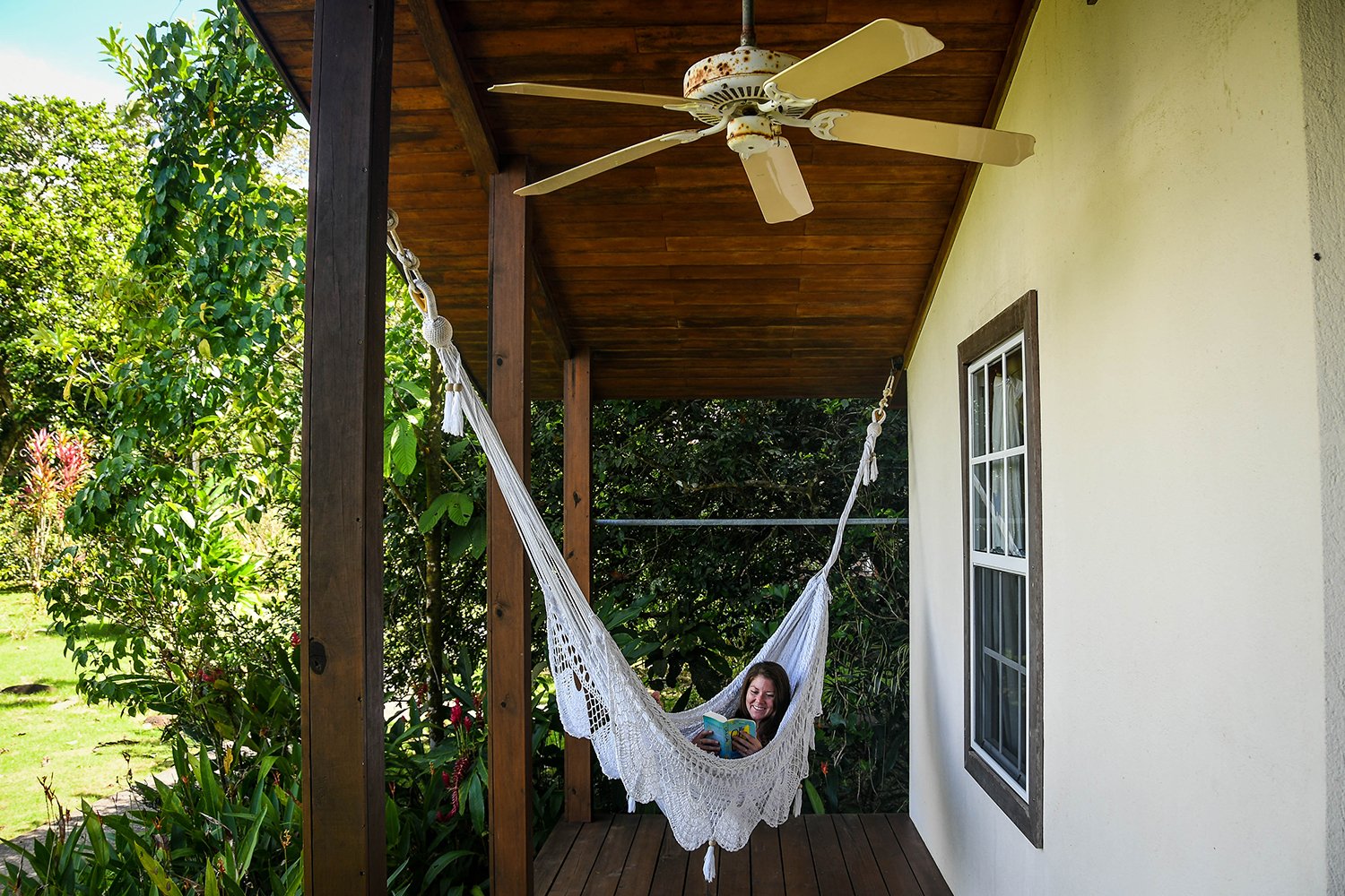 Bocas Del Toro Tranquilo Bay Hammock and Book