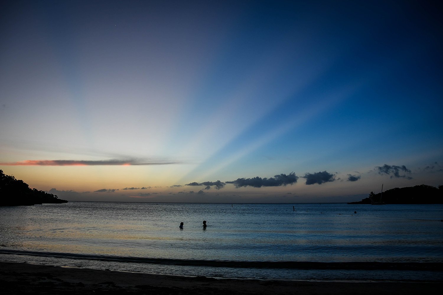 Roatan vs. Utila Honduras Bay Island Sunset