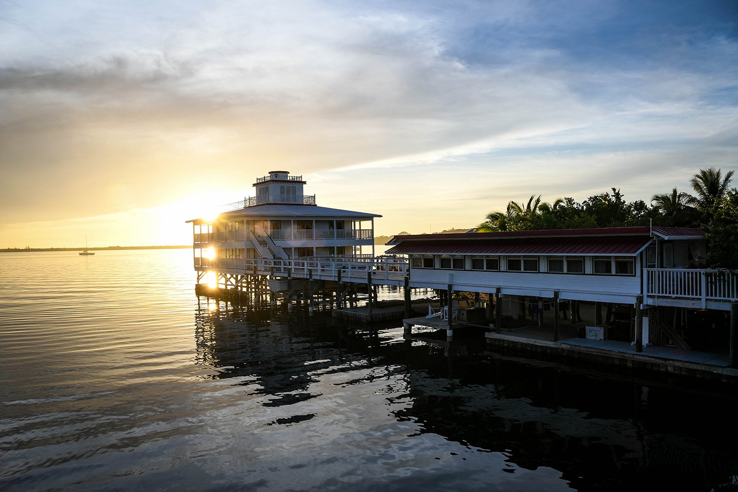 Roatan Honduras Bay Island House over water