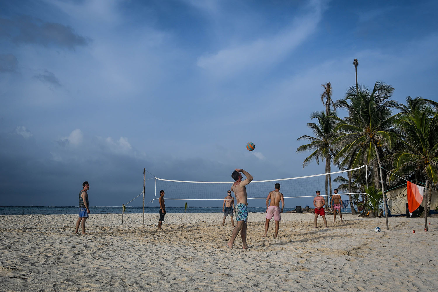 San Blas Islands Panama to Colombia Beach Volleyball