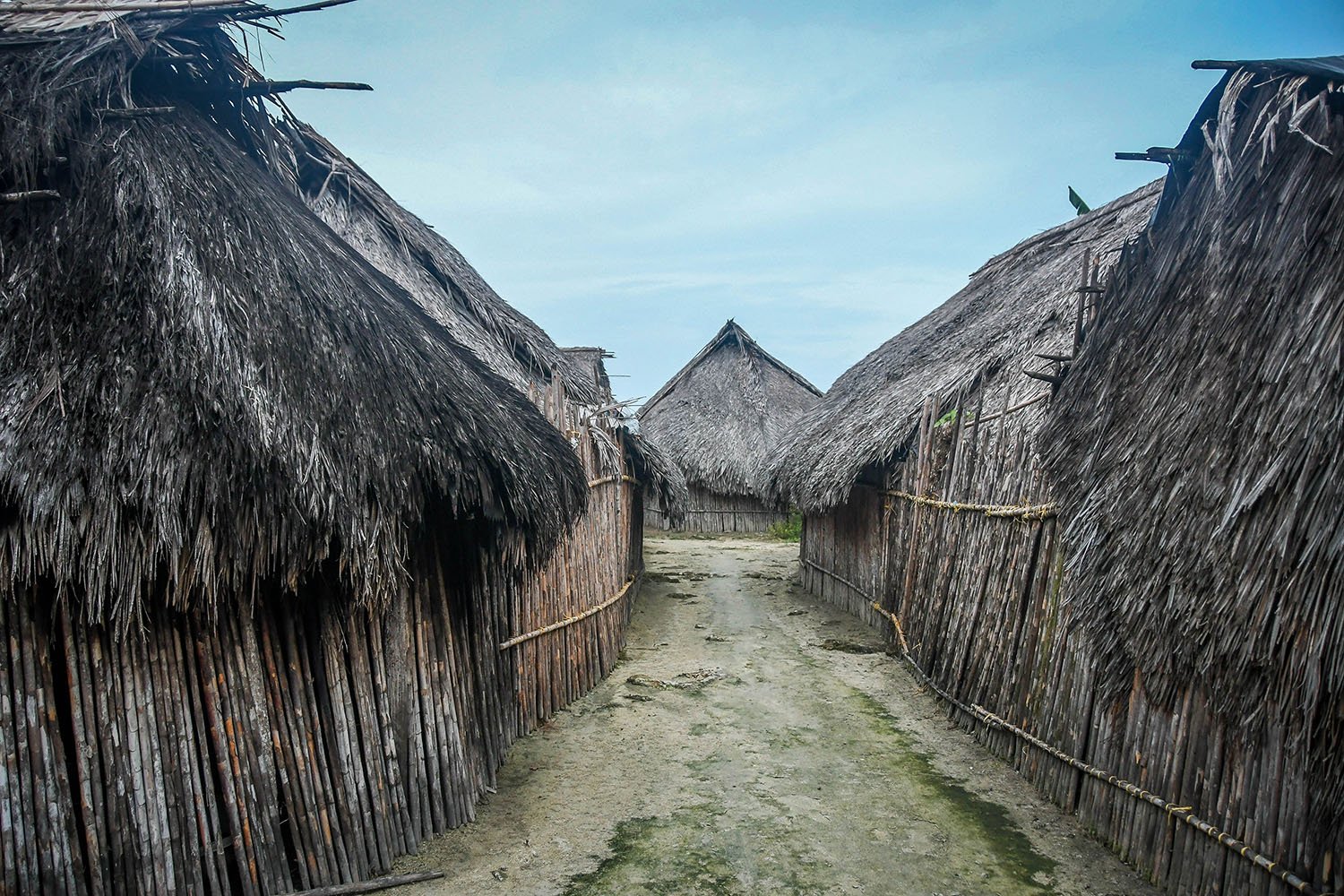 San Blas Islands Panama to Colombia Kuna Village