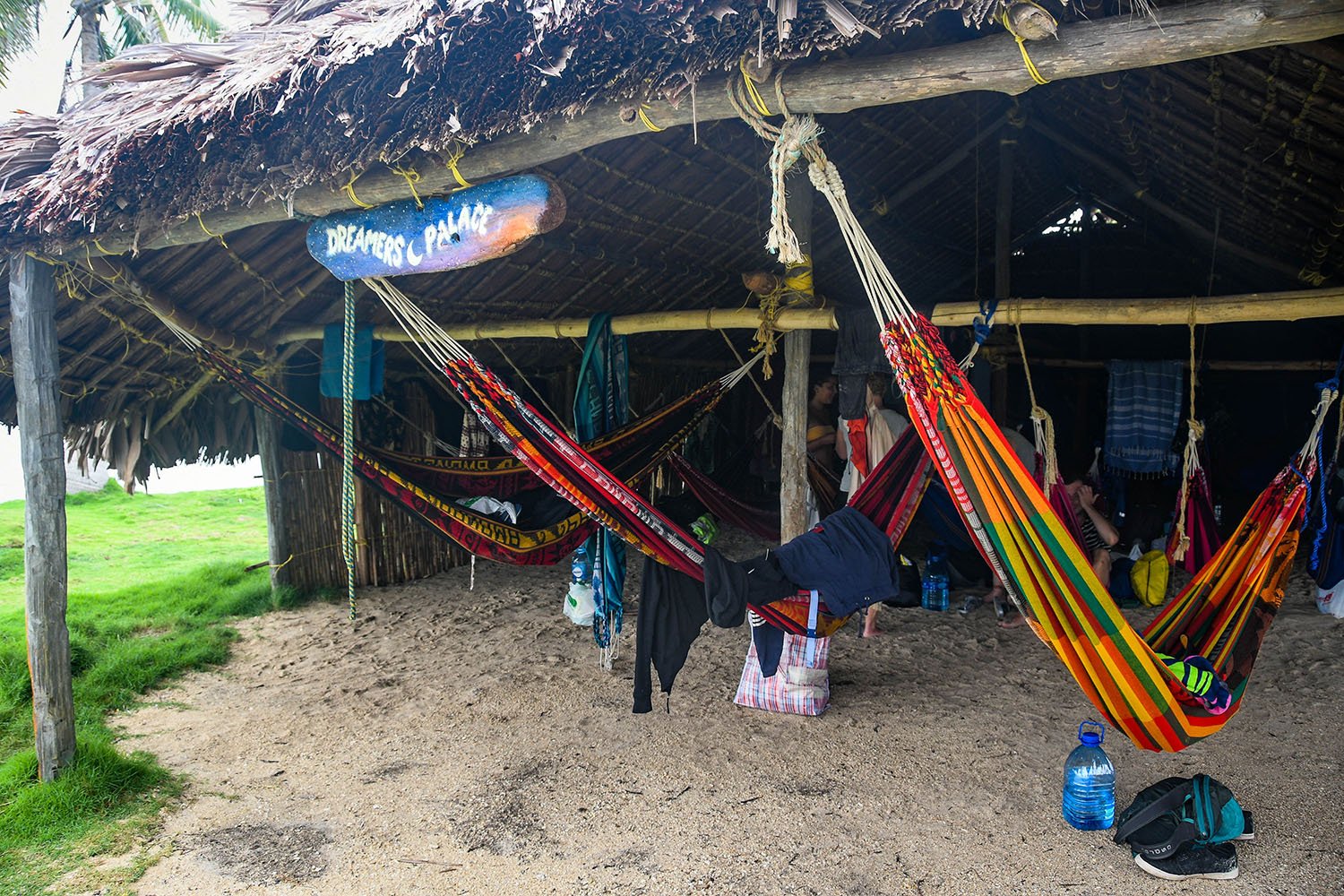 San Blas Islands Panama to Colombia Hammock Accommodation