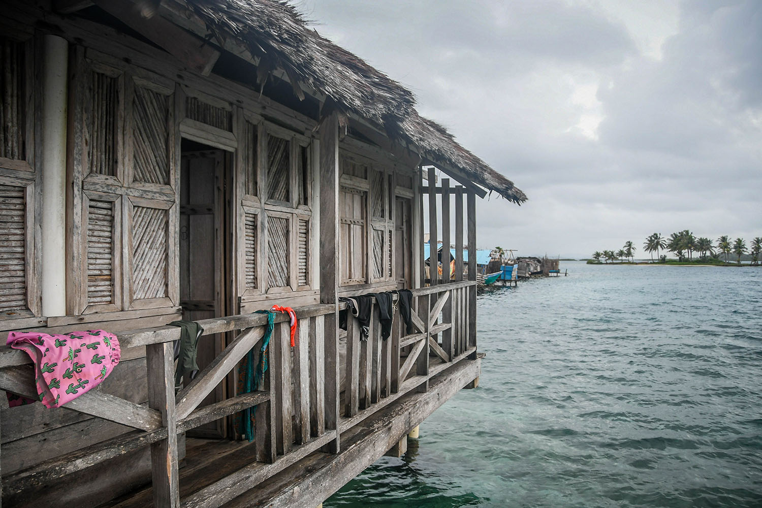 San Blas Islands Panama to Colombia Bathroom Accommodation