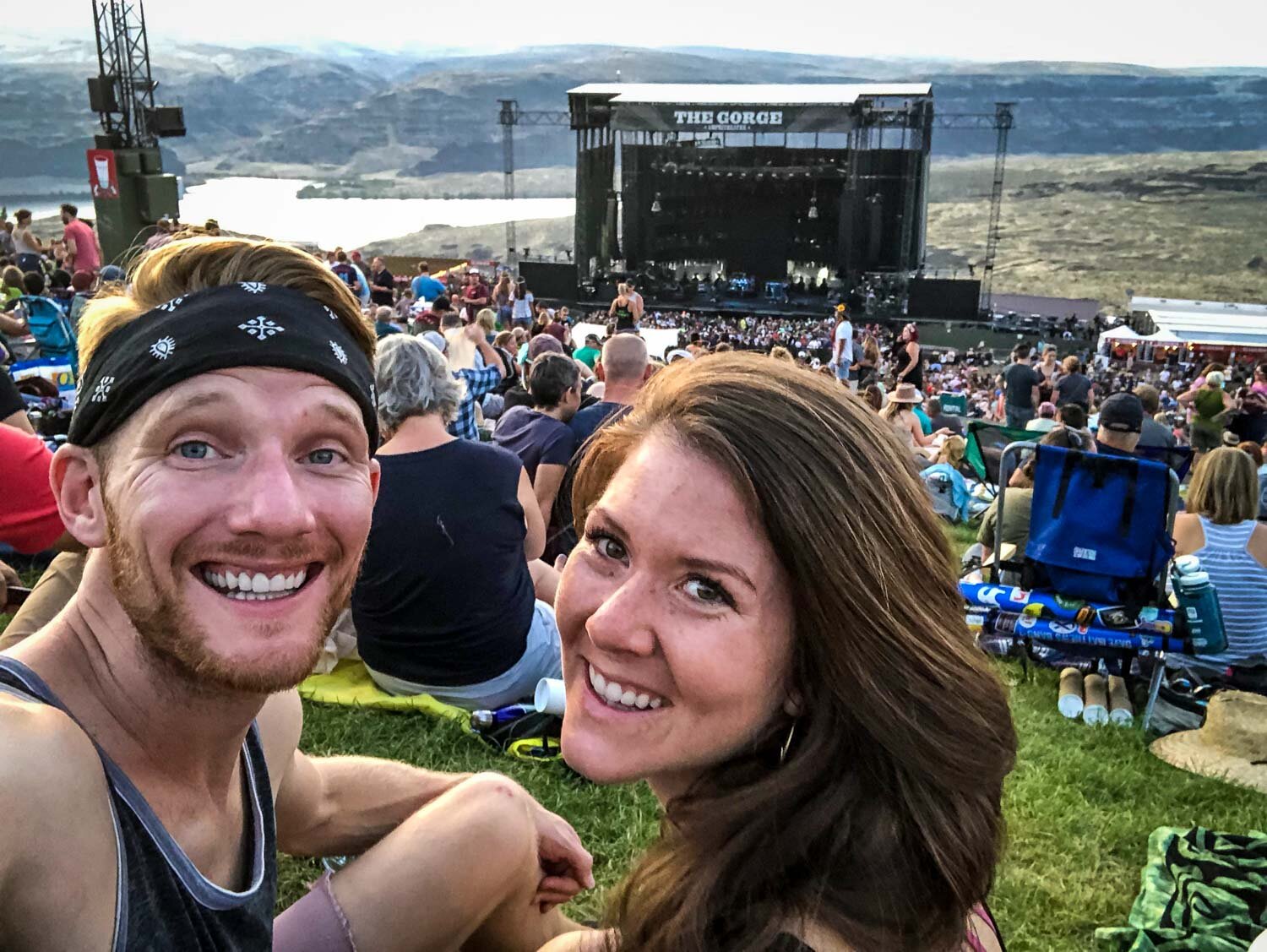 Things to do in Washington State the Gorge DMB concert