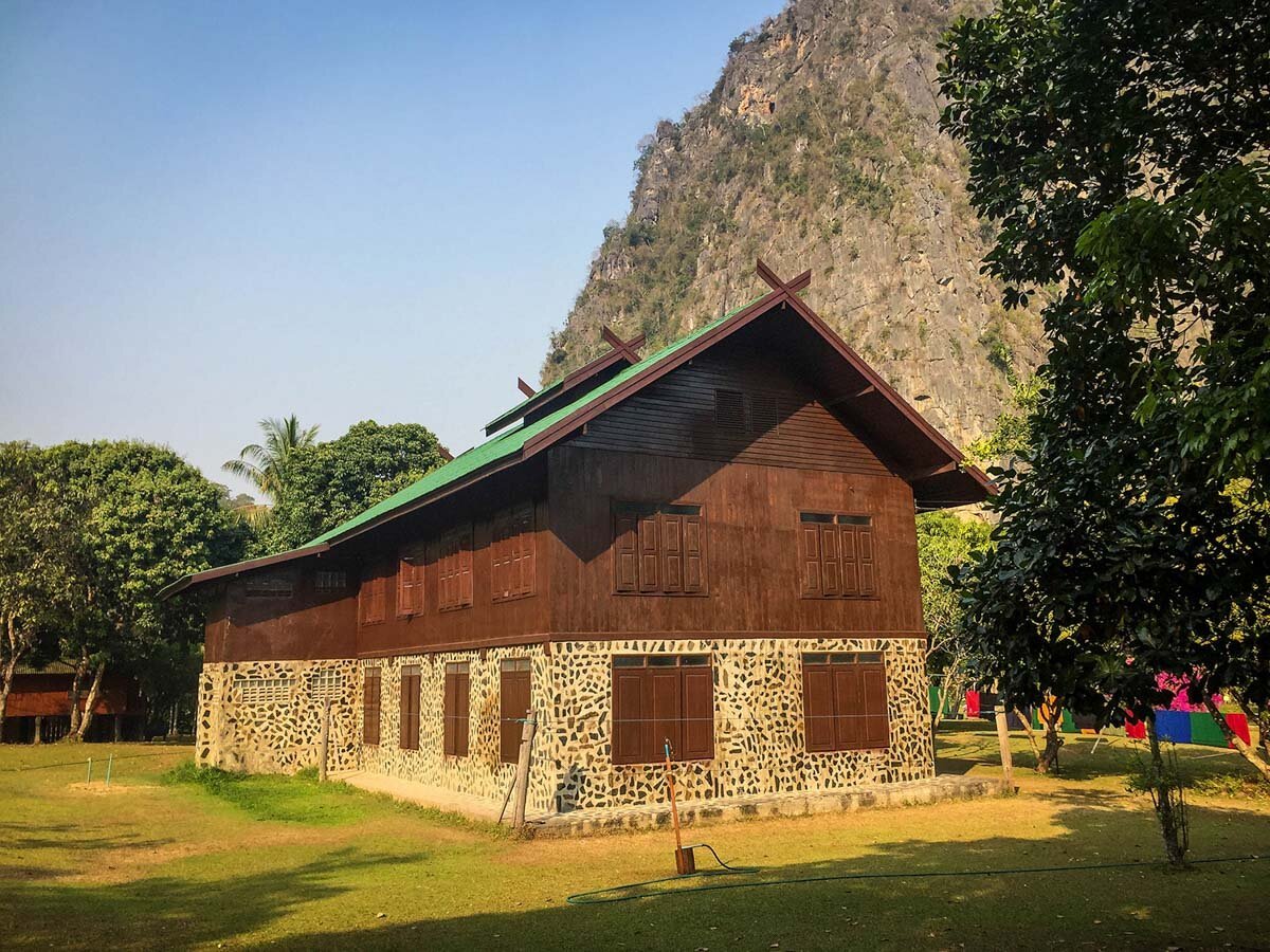 Meditation Retreat Thailand Forest Monastery Wat Pa Tam Wua Dormitory Building