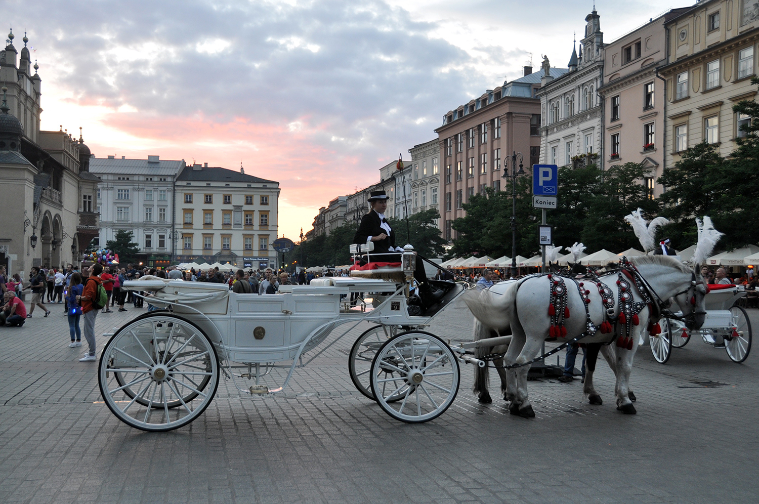 Things to do in Poland Krakow Rynek Główny Horse and Carriage
