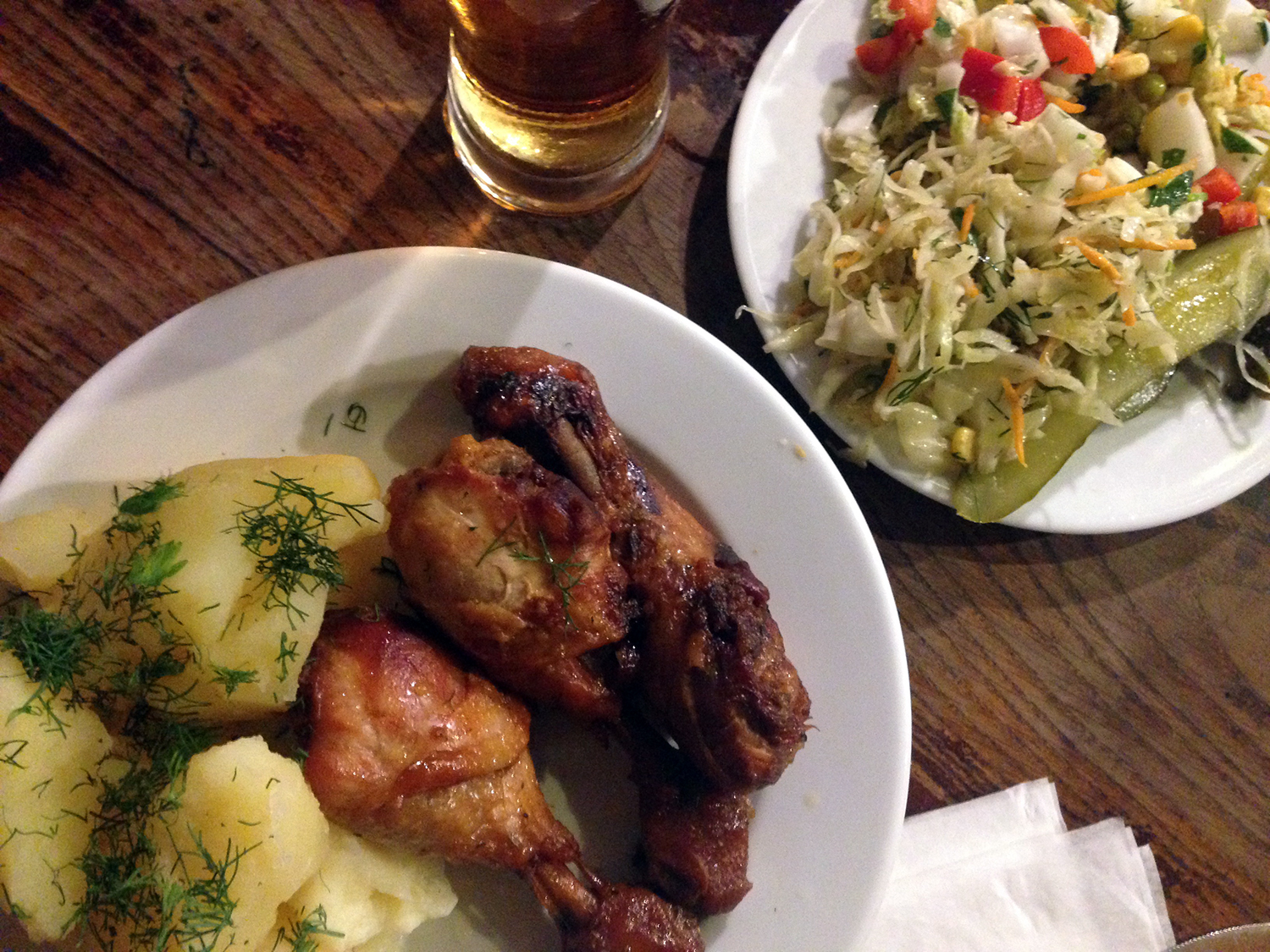 Things to do in Poland Krakow Chicken Dinner