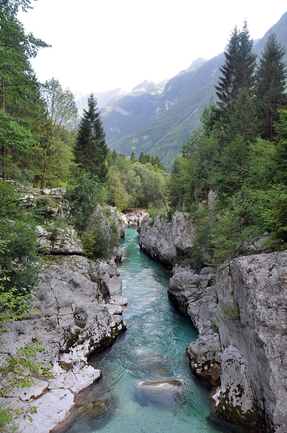 Soca River Bovec Slovenia Travel