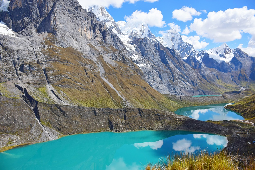 Cordillera Blanca Peru 3 Lakes Lookout HuayHuash