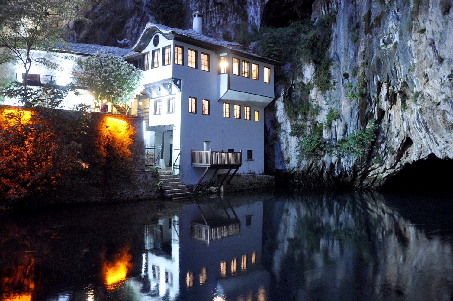 Blagaj Dervish House Monastery Mostar Bosnia Travel