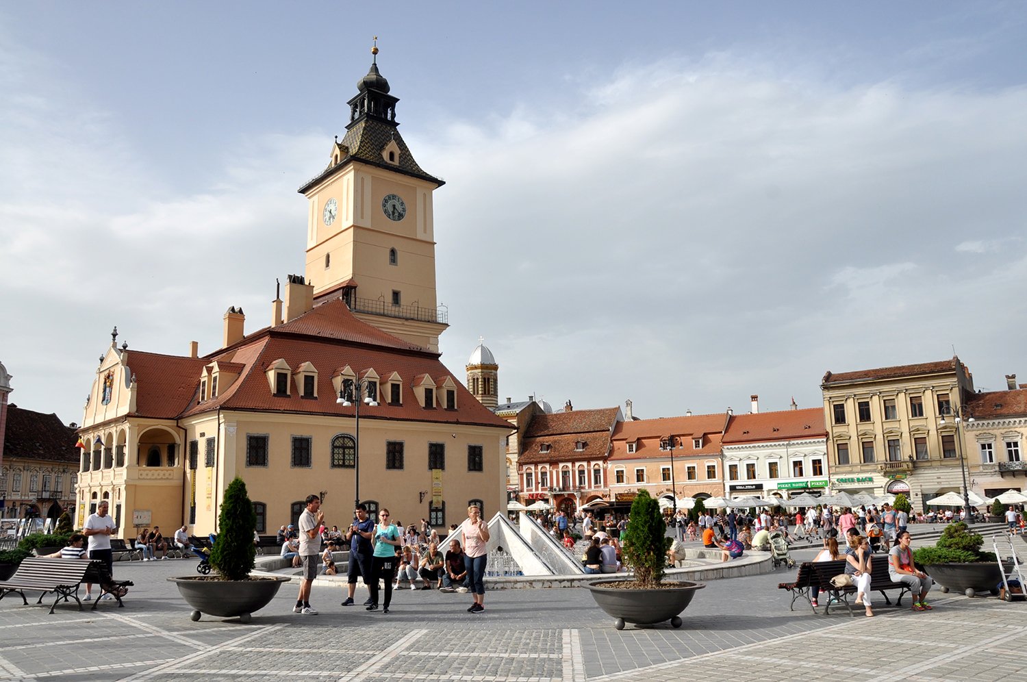 Brasov Romania Town Square