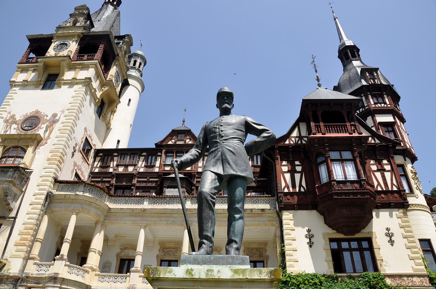 Peles Castle Brasov Romania Garden