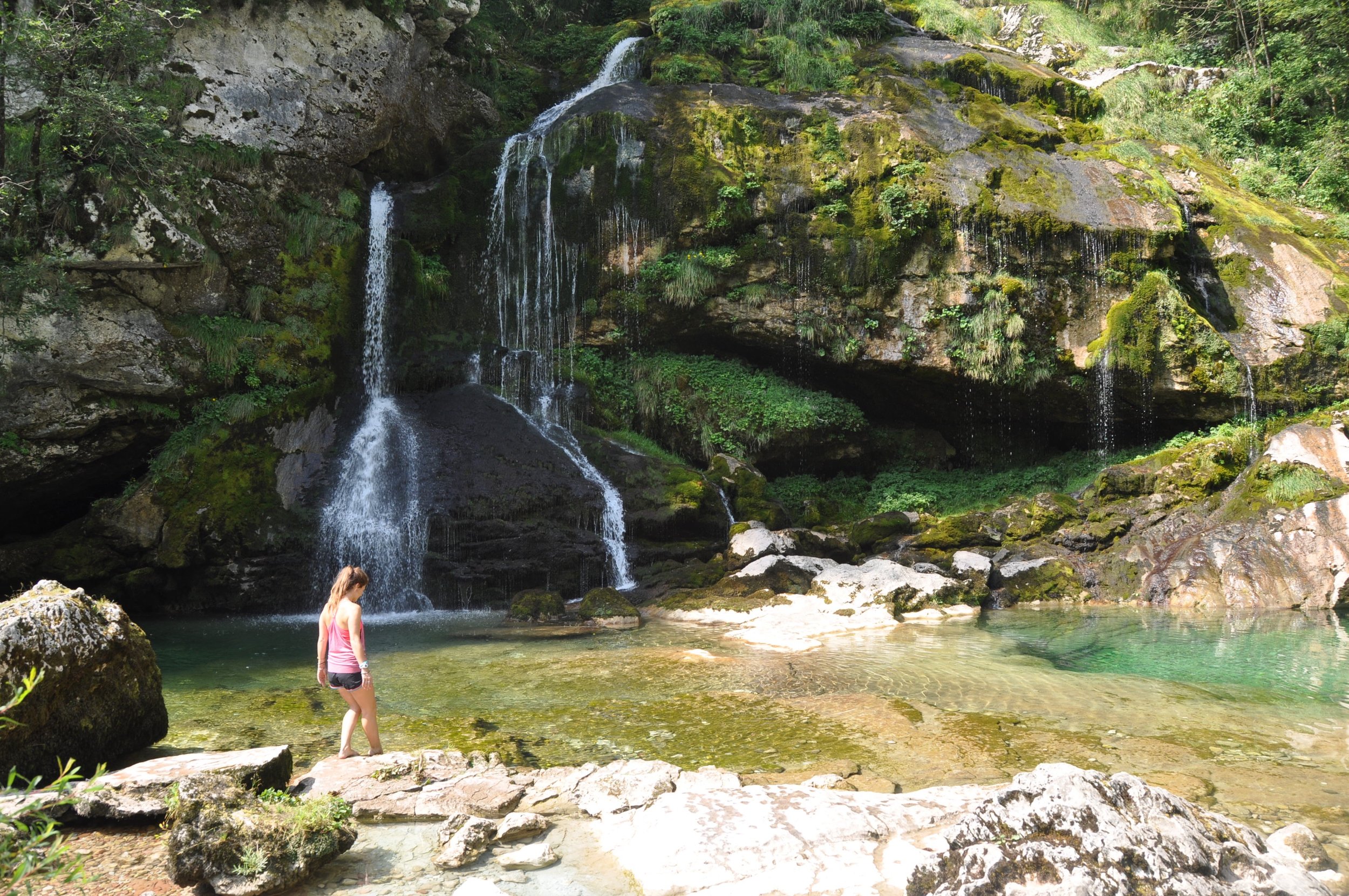 Waterfalls in Bovec, Slovenia visit Eastern Europe