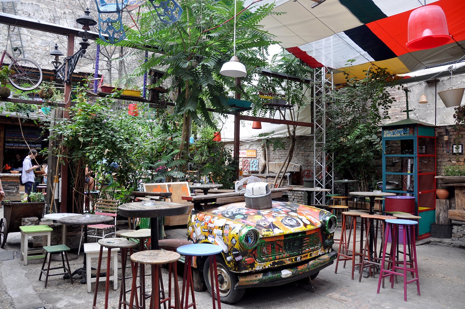 Szimpla Kert Ruin Pub Budapest Eastern Europe Highlight