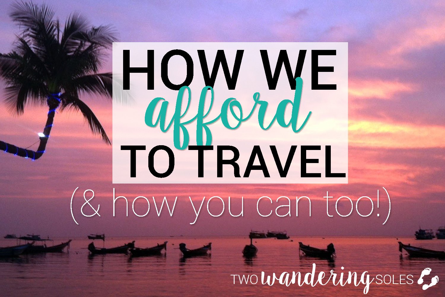 How to save money for travel