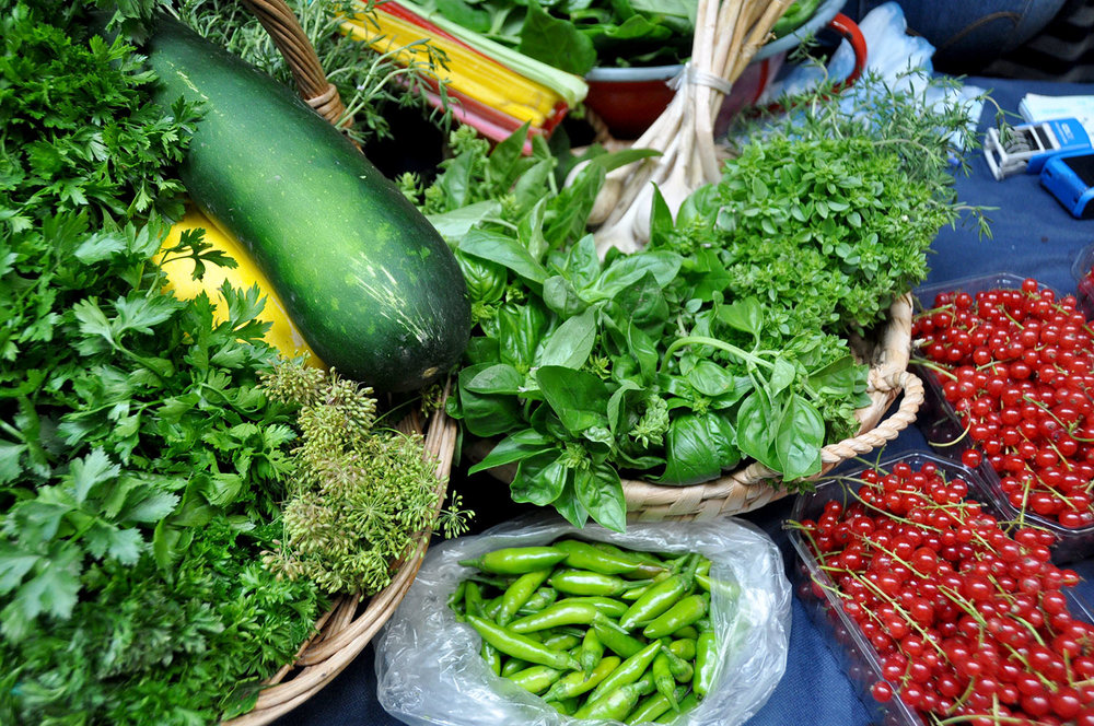 Vegetables at a Market Cheap Travel Hacks