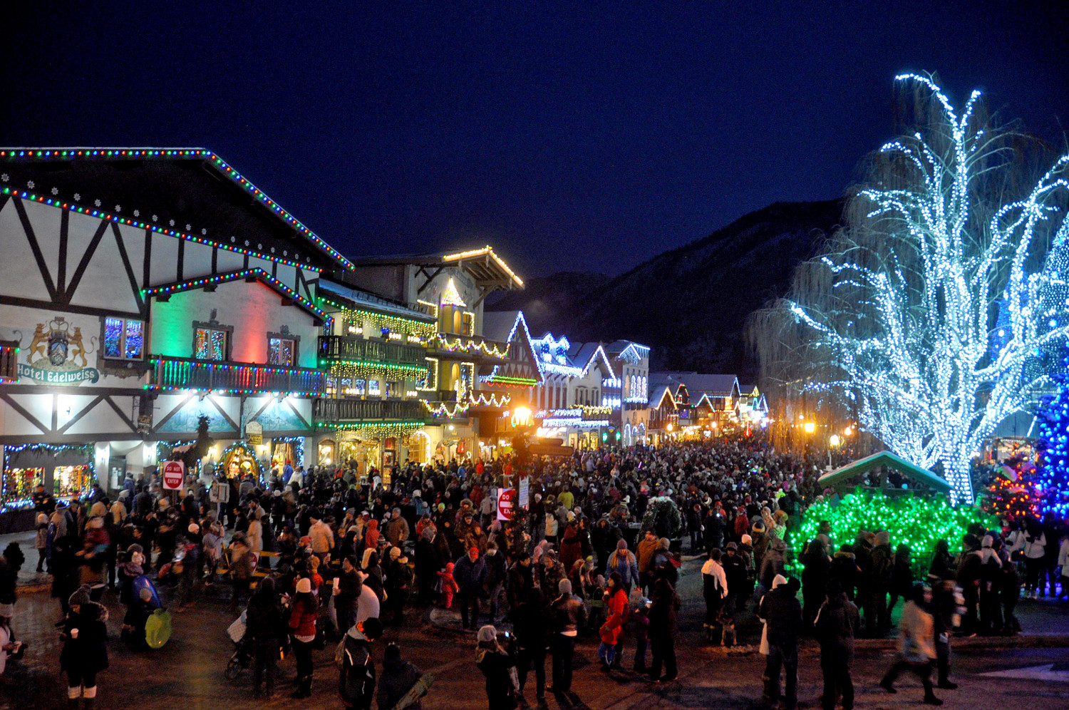 Leavenworth Washington Christmas Lighting