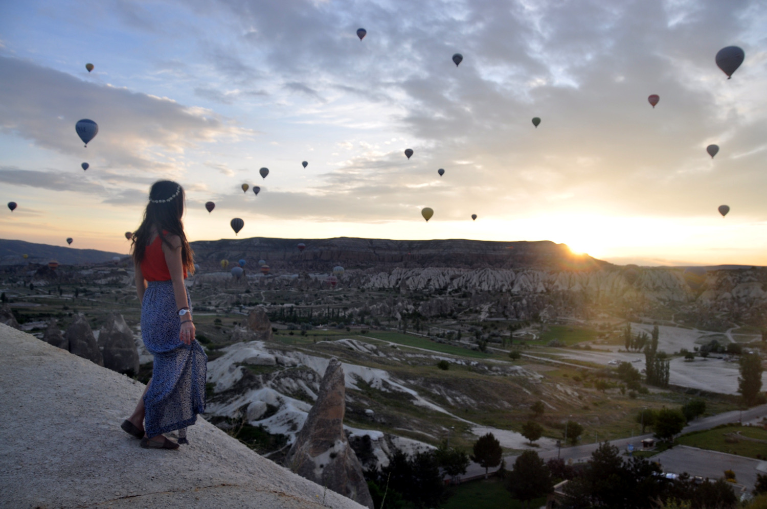 Cappadocia Hot Air Balloons Traveling with a Girl