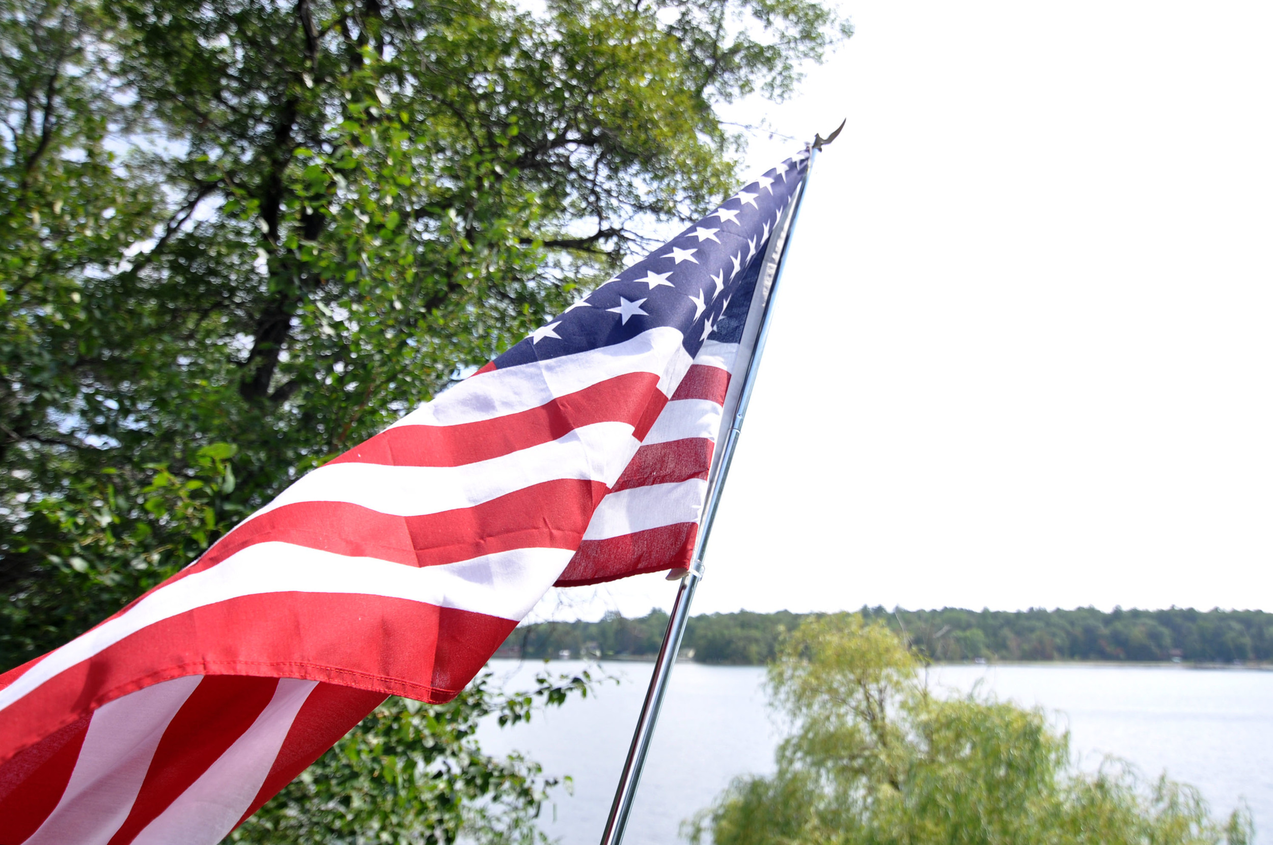 US Flag traveling as an American