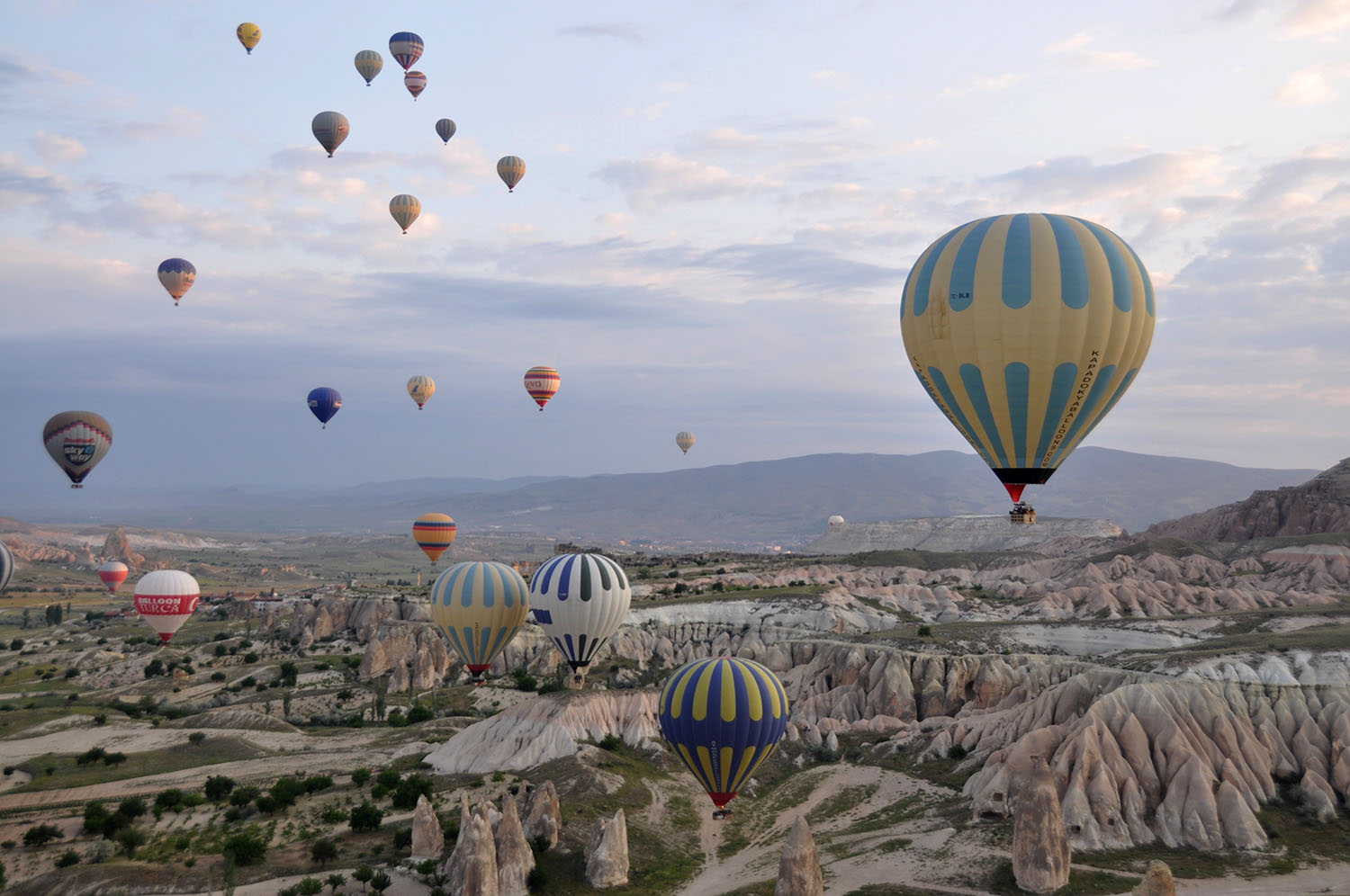 Hot Air Balloon Ride in Cappadocia Turkey with Turkiye Balloons