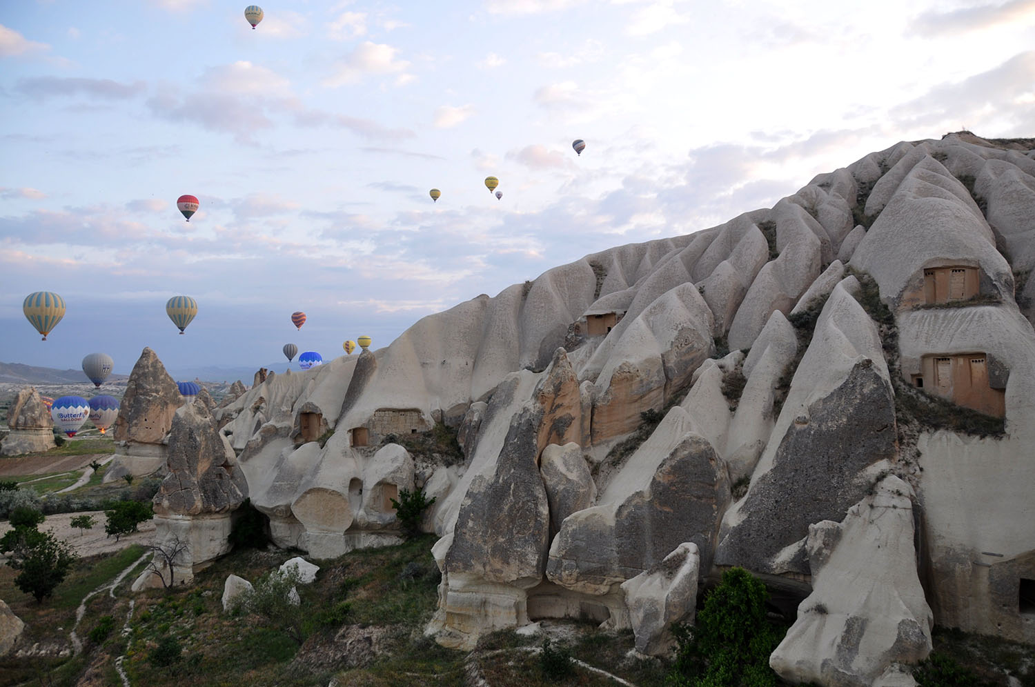 Rocks Hot Air Balloon Ride in Cappadocia Turkey with Turkiye Balloons