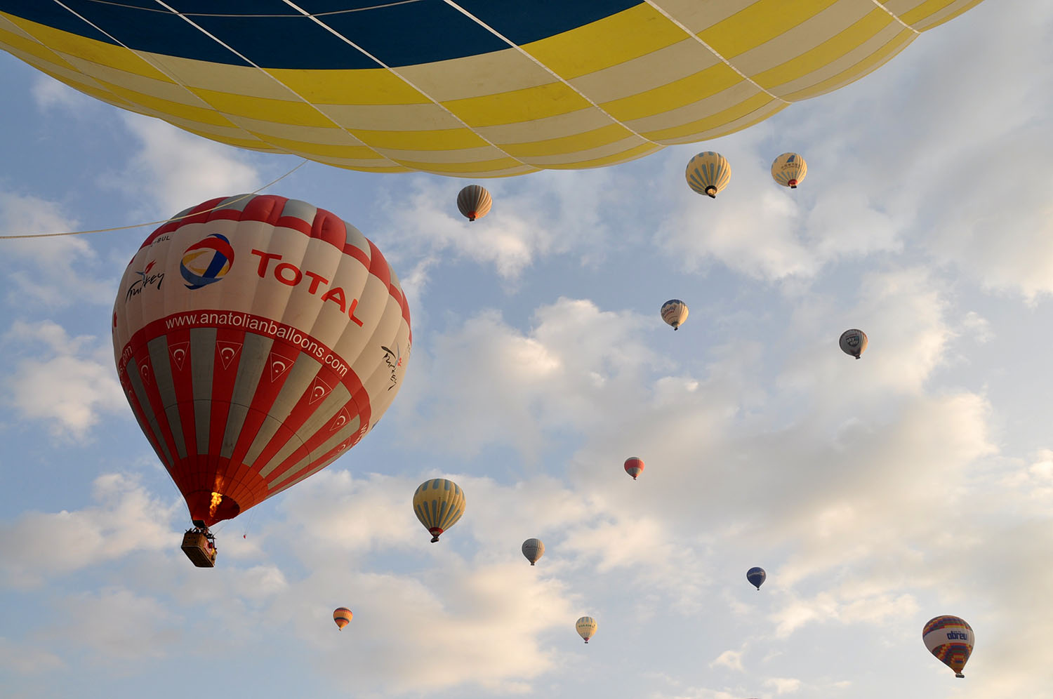 Hot Air Balloon Ride in Cappadocia Turkey with Turkiye Balloons