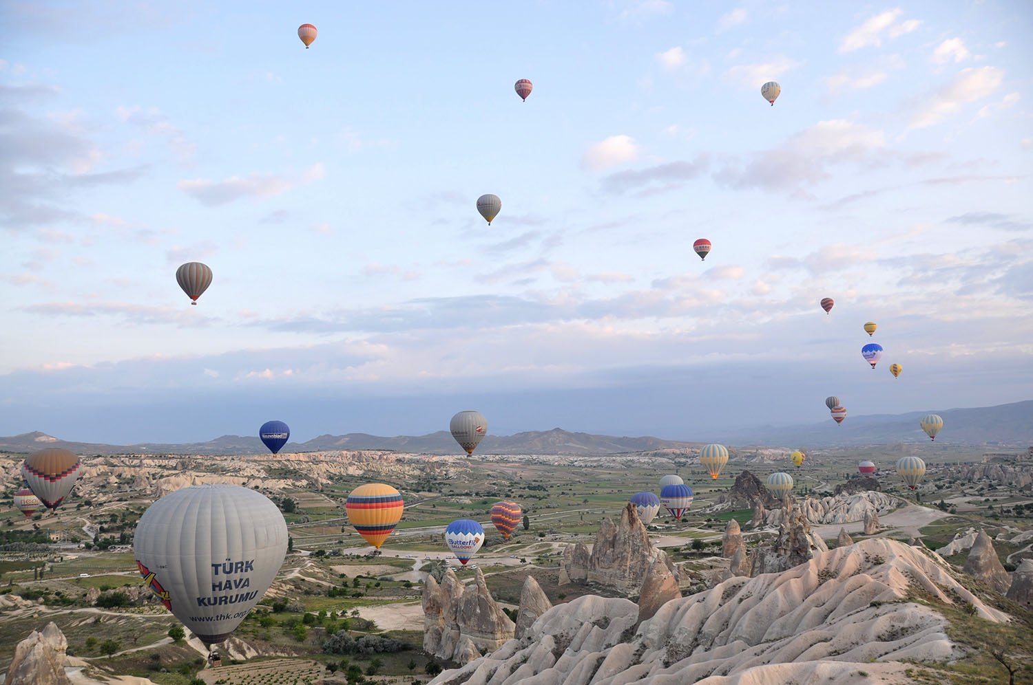 Hot Air Balloon Ride in Cappadocia Turkey with Turkiye Balloons