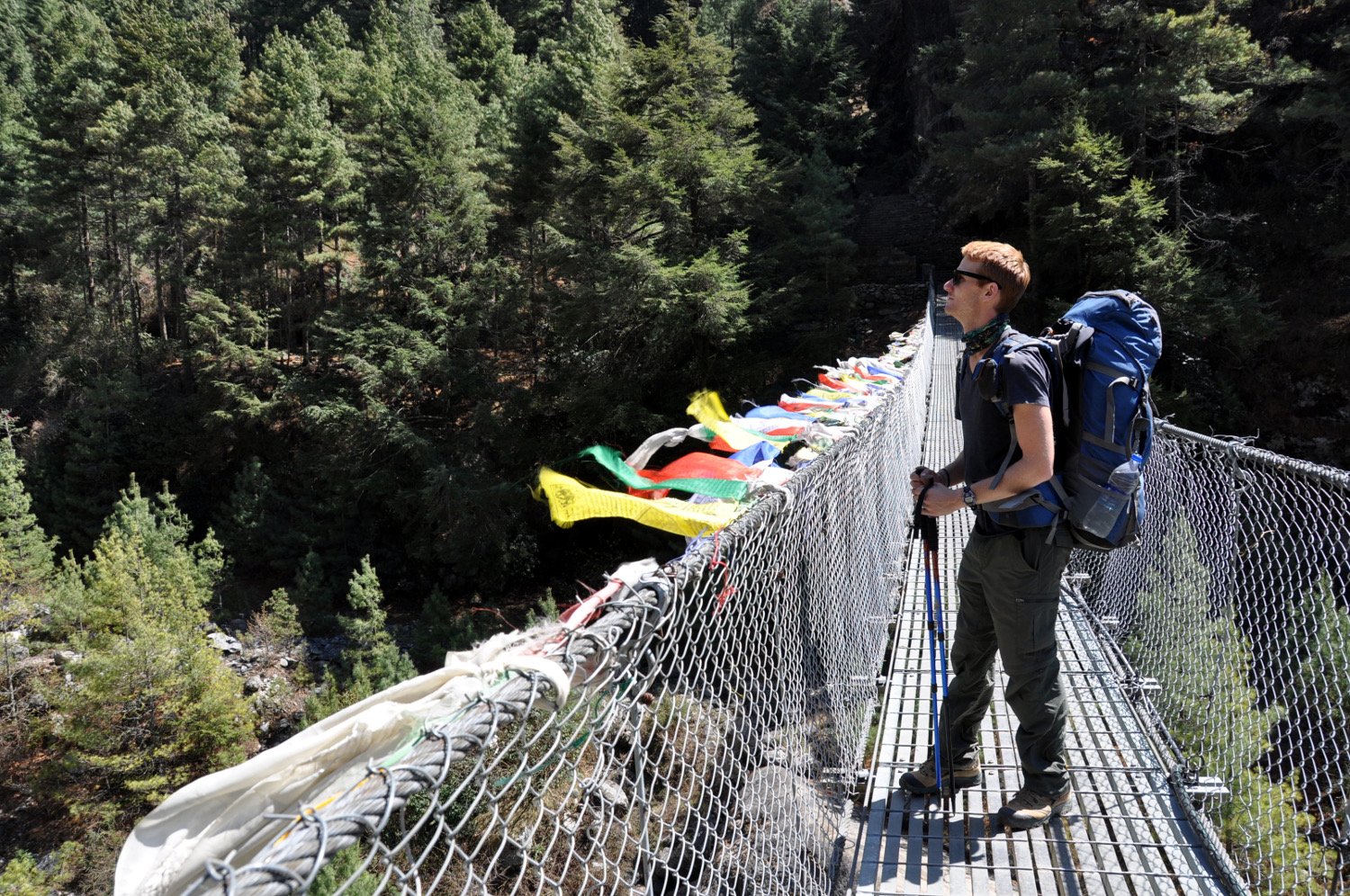 Suspension bridge Perfect Everest Base Camp Trekking Itinerary