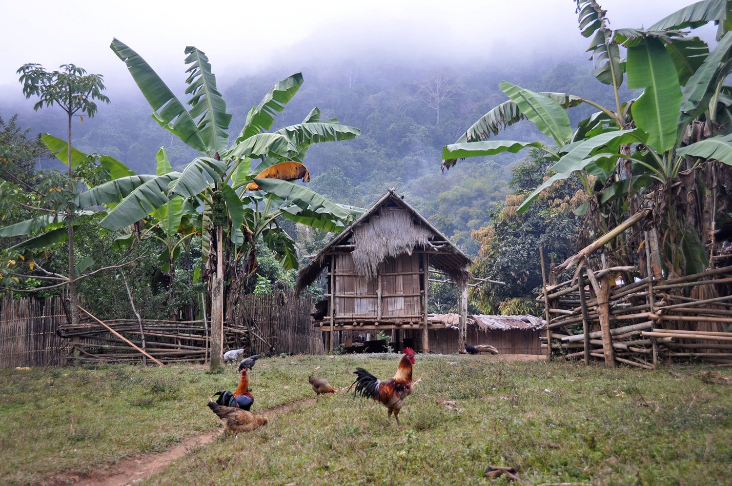 Rural village Laos