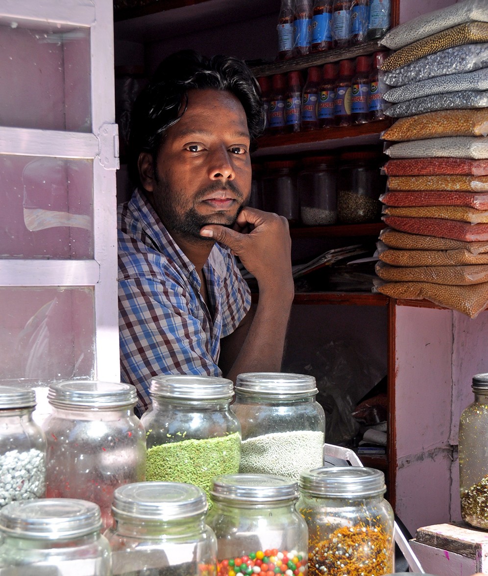 Indian shop keeper