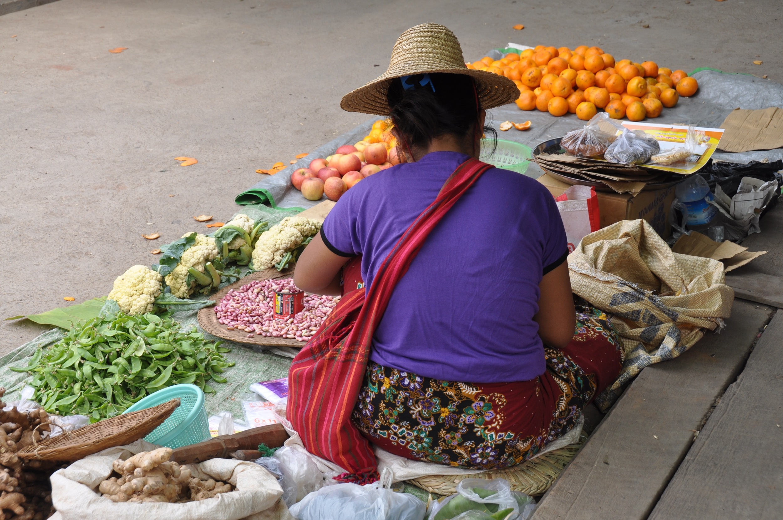 Myanmar Market Nyaung Shwe