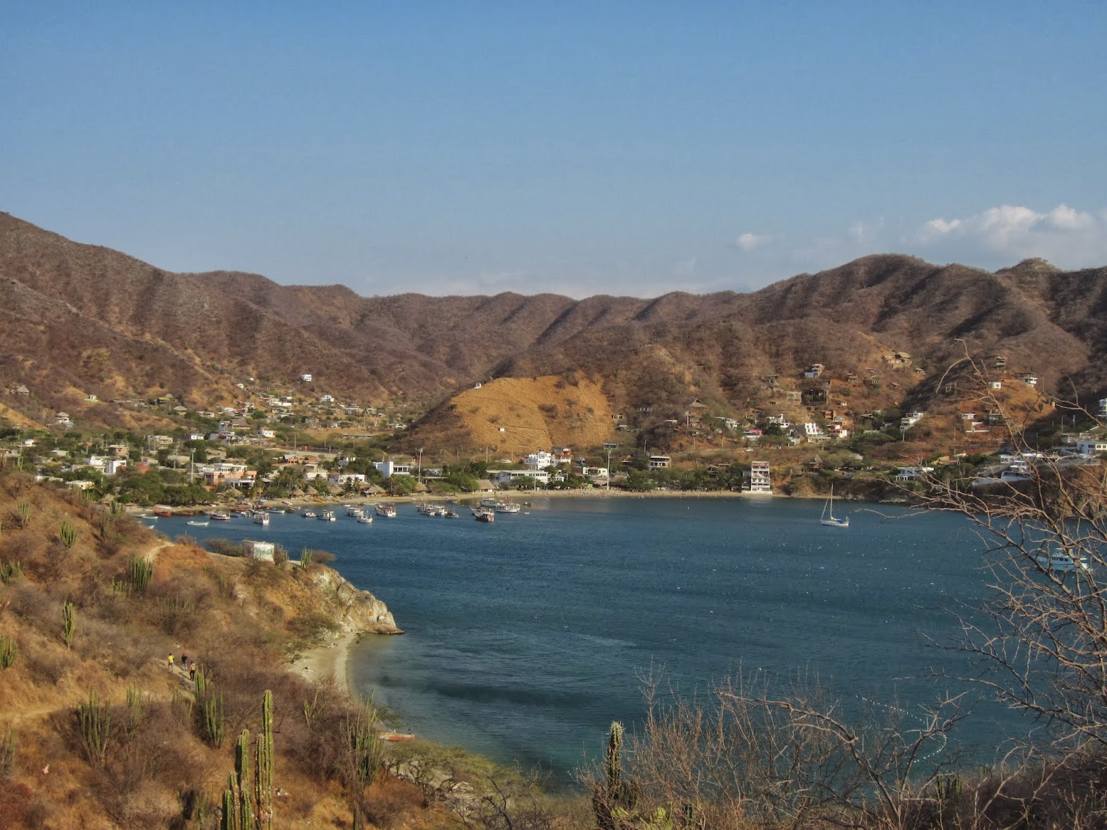 View of Taganga from our hike.
